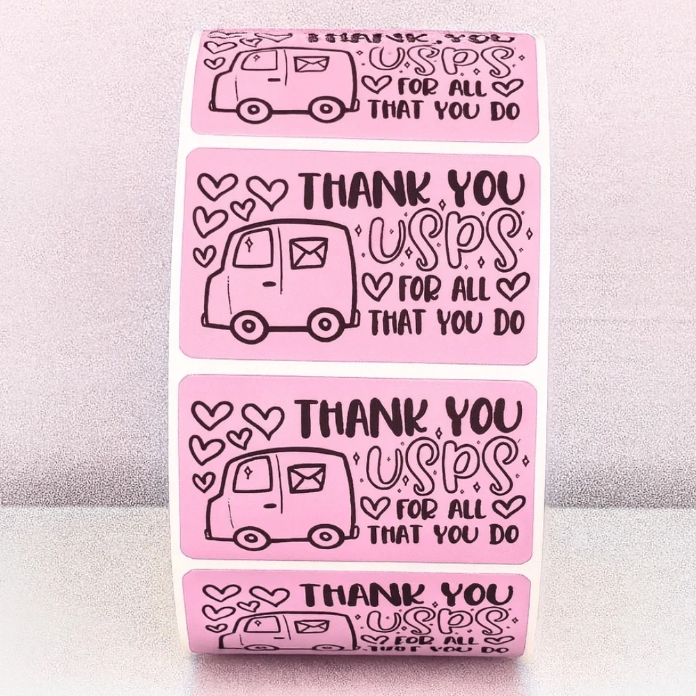 Thank You USPS Stickers – Mail Carrier Appreciation Labels for Packages 2